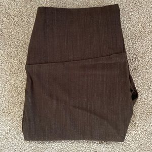 Jeggings. Brown. Size medium.